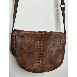 Banana Republic Brown Crossbody Bag with Braided Detail